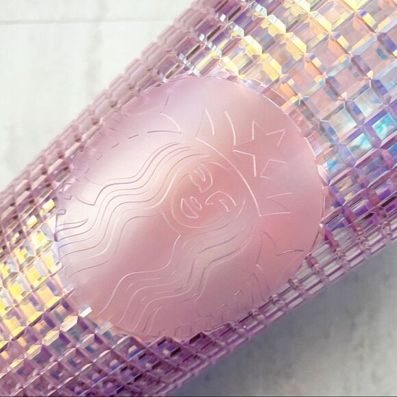 Starbucks 2020 Pink Disco Grid 24 oz L.E. Tumbler - Picture 2 of 5